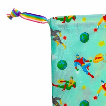 fafa 「CAMILLA ヒーロー柄 巾着袋３点セット」 メール便送料198円対応可の画像