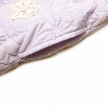 Souris スーリー 「リボンキルティング裏ボアリバーシブルショートコート」 (90-130cm)の画像