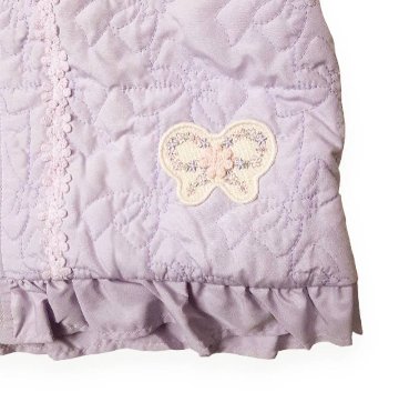 Souris スーリー 「リボンキルティング裏ボアリバーシブルショートコート」 (90-130cm)の画像