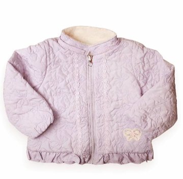 Souris スーリー 「リボンキルティング裏ボアリバーシブルショートコート」 (90-130cm)の画像