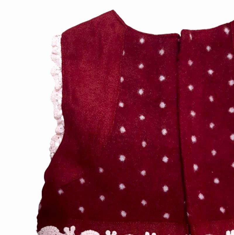 Souris(スーリー)「プチドット柄ジャンパースカート」（90-130cm）の画像