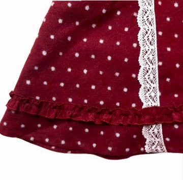 Souris(スーリー)「プチドット柄ジャンパースカート」（90-130cm）の画像