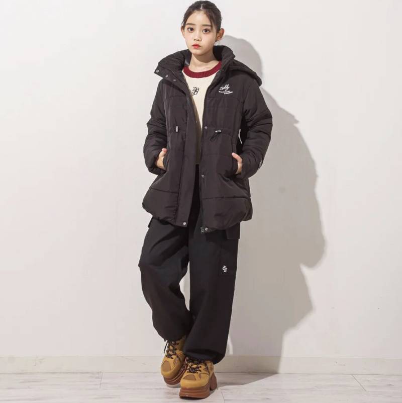 ZIDDY「フード付き中綿入りブルゾン」 (140-160cm)　の画像