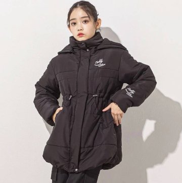 ZIDDY「フード付き中綿入りブルゾン」 (140-160cm)　の画像