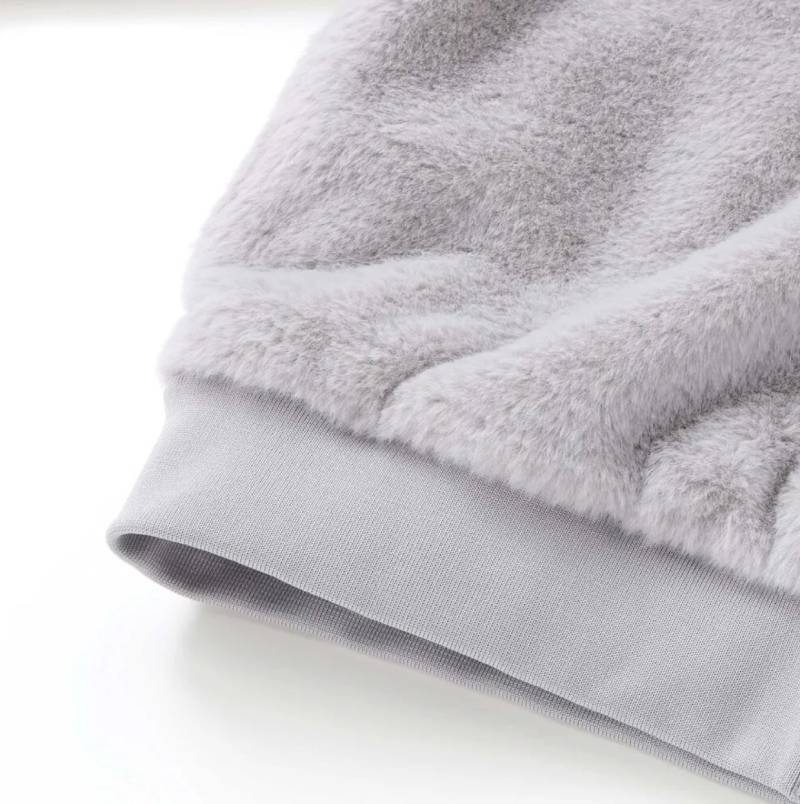 ZIDDY「フード付きショート丈ファーブルゾン」 (140-160cm)　の画像