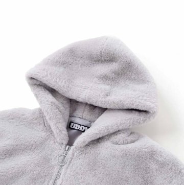 ZIDDY「フード付きショート丈ファーブルゾン」 (140-160cm)　の画像