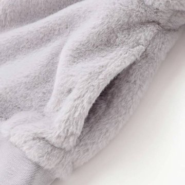 ZIDDY「フード付きショート丈ファーブルゾン」 (140-160cm)　の画像