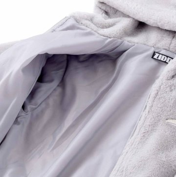 ZIDDY「フード付きショート丈ファーブルゾン」 (140-160cm)　の画像