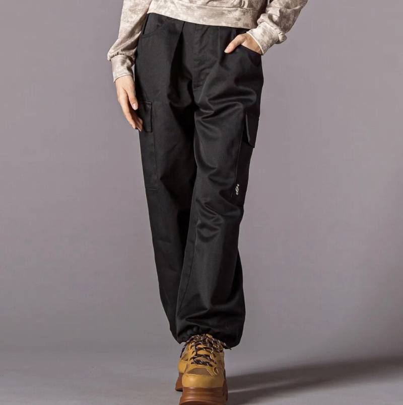 ZIDDY「ロゴ刺繍入り ツイルカーゴパンツ」 (140-160cm) 【メール便送料無料】の画像