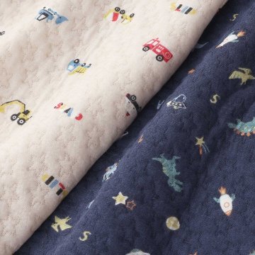 SLAP SLIP 「パジャマ 腹巻き一体型 みんな快眠！みんみんキルトパジャマ 上下セット」 (80~130cm) の画像