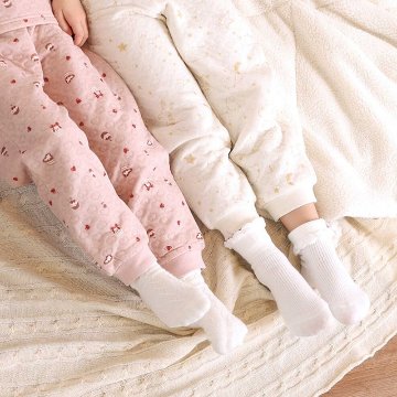 SLAP SLIP 「パジャマ 腹巻き一体型 みんな快眠！みんみんキルトパジャマ 上下セット」 (80~130cm) の画像