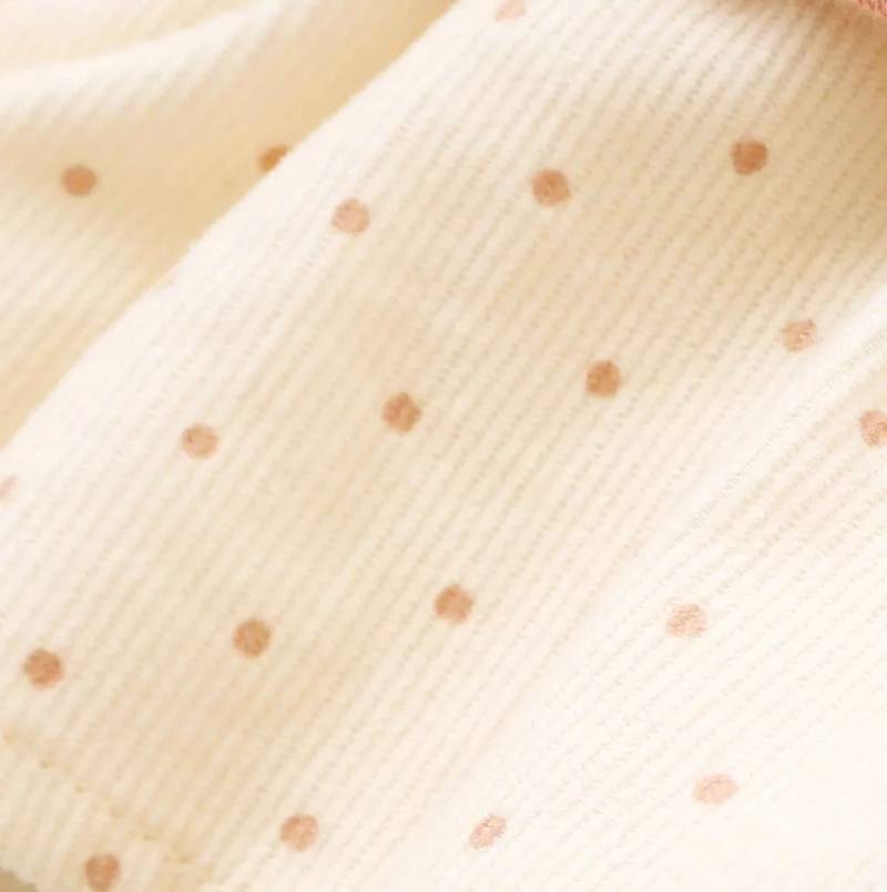 SLAP SLIP(スラップスリップ) 「キルトハート柄コーデュロイ切り替えトレーナー」(80-130cm) 【メール便送料198円対応】の画像