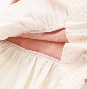 SLAP SLIP(スラップスリップ) 「キルトハート柄コーデュロイ切り替えトレーナー」(80-130cm) 【メール便送料198円対応】の画像