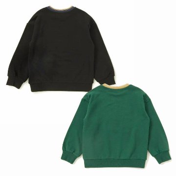 nexchic (ネクシック) 「ロゴ＆エンブレム トレーナー」(110-150cm) の画像