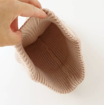 SLAP SLIP (スラップスリップ) 「ハートビジュー＆リボン付きニット帽」 (48-55cm)　【メール便送料198円対応】の画像