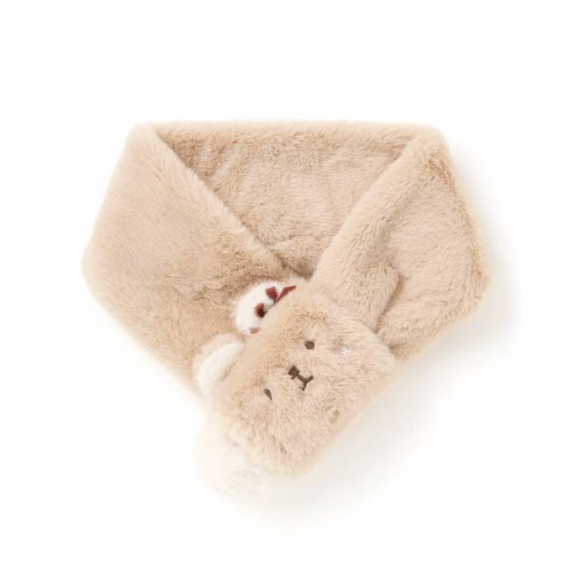 SLAP SLIP (スラップスリップ) 「ふわモコアニマルファーマフラー」Freeの画像