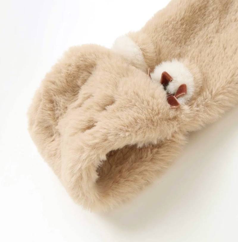 SLAP SLIP (スラップスリップ) 「ふわモコアニマルファーマフラー」Freeの画像