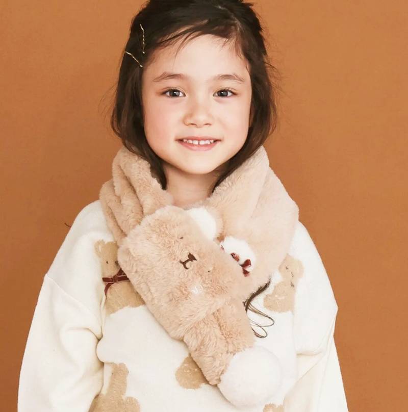 SLAP SLIP (スラップスリップ) 「ふわモコアニマルファーマフラー」Freeの画像