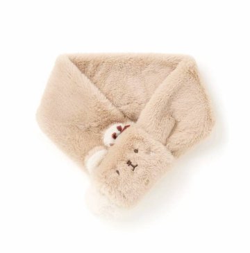 SLAP SLIP (スラップスリップ) 「ふわモコアニマルファーマフラー」Freeの画像