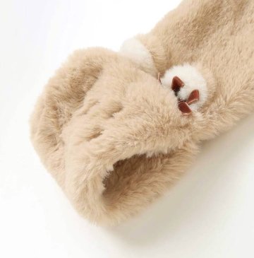 SLAP SLIP (スラップスリップ) 「ふわモコアニマルファーマフラー」Freeの画像