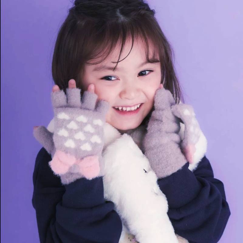 SLAP SLIP (スラップスリップ) 「カバー付き2WAYリボン手袋」L(ワンサイズ)の画像