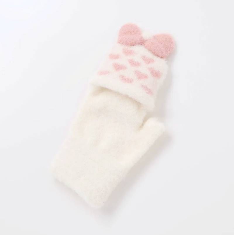 SLAP SLIP (スラップスリップ) 「カバー付き2WAYリボン手袋」L(ワンサイズ)の画像