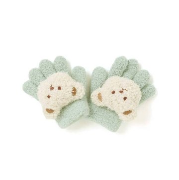 SLAP SLIP (スラップスリップ) 「クマちゃんフェイス付き手袋」Sの画像