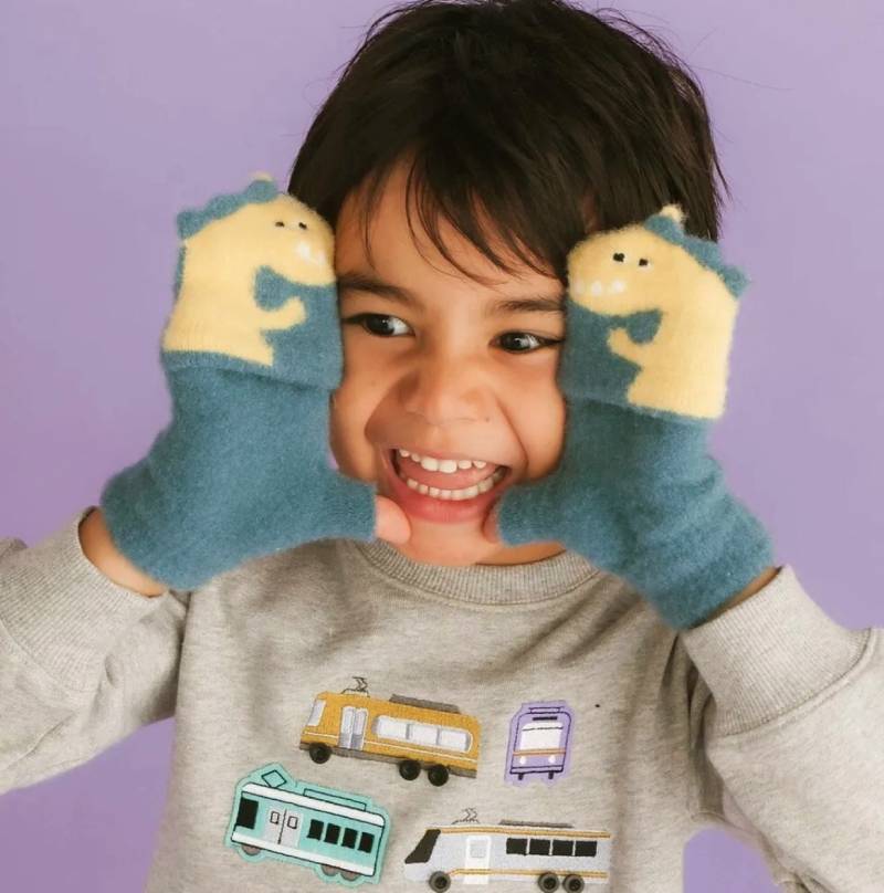 SLAP SLIP (スラップスリップ) 「カバー付き2WAY恐竜手袋」L(ワンサイズ)の画像