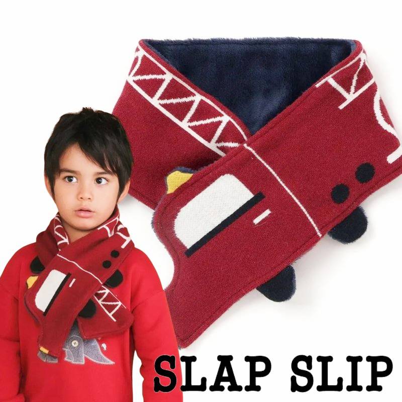 SLAP SLIP (スラップスリップ) 「裏ボアはしご車ニットマフラー」Freeの画像