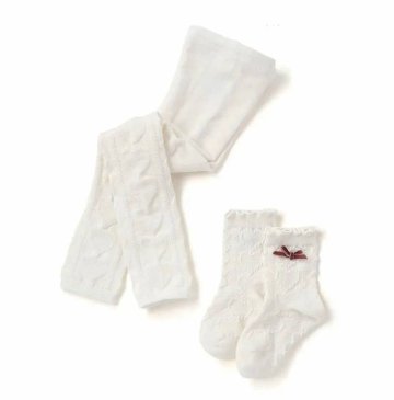 SLAP SLIP (スラップスリップ) 「ハートJQリボン付きレギンス＆ソックスセット」M-Lの画像