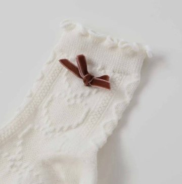 SLAP SLIP (スラップスリップ) 「ハートJQリボン付きレギンス＆ソックスセット」M-Lの画像