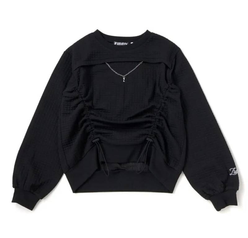 ZIDDY「ロゴチェーン付きふくれJQトレーナー」 (140-160cm)　【メール便送料無料】の画像