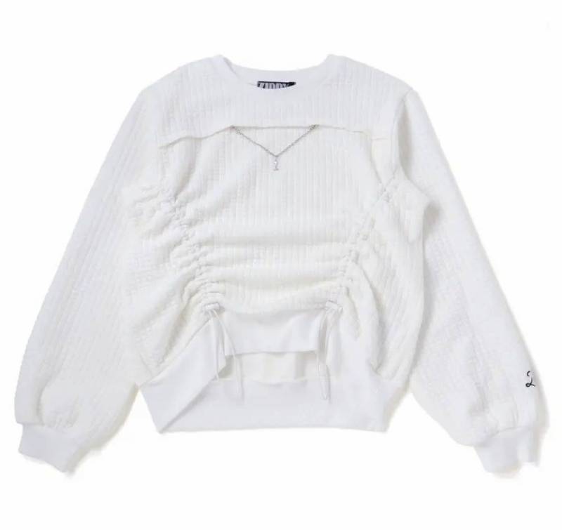 ZIDDY「ロゴチェーン付きふくれJQトレーナー」 (140-160cm)　【メール便送料無料】の画像