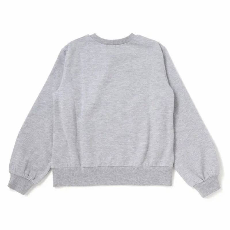 ZIDDY「ラインストーンロゴ裏起毛トレーナー」 (140-160cm)　の画像