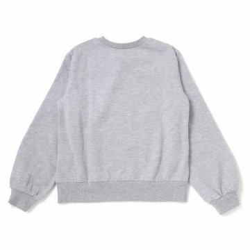 ZIDDY「ラインストーンロゴ裏起毛トレーナー」 (140-160cm)　の画像