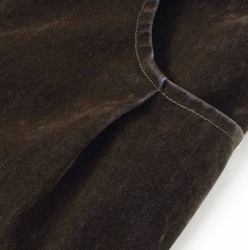 ZIDDY「ウィングロゴ刺繍フロッキーワイドデニム」 (140-160cm) の画像