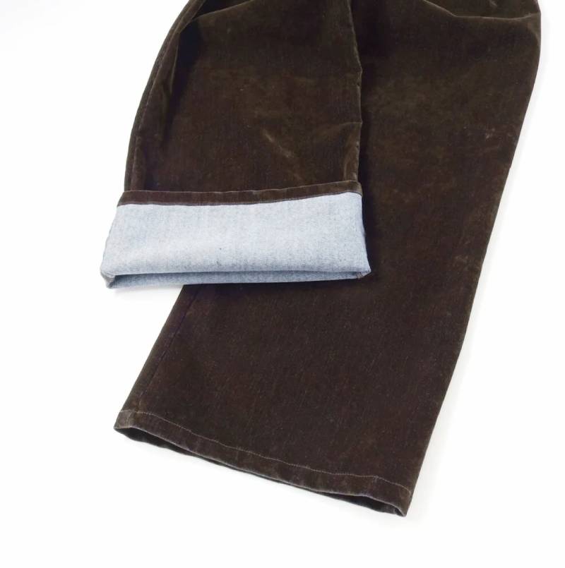 ZIDDY「ウィングロゴ刺繍フロッキーワイドデニム」 (140-160cm) の画像