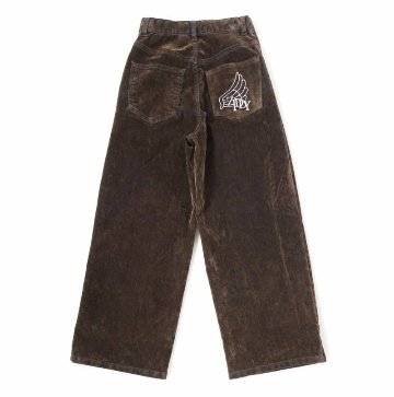 ZIDDY「ウィングロゴ刺繍フロッキーワイドデニム」 (140-160cm) の画像