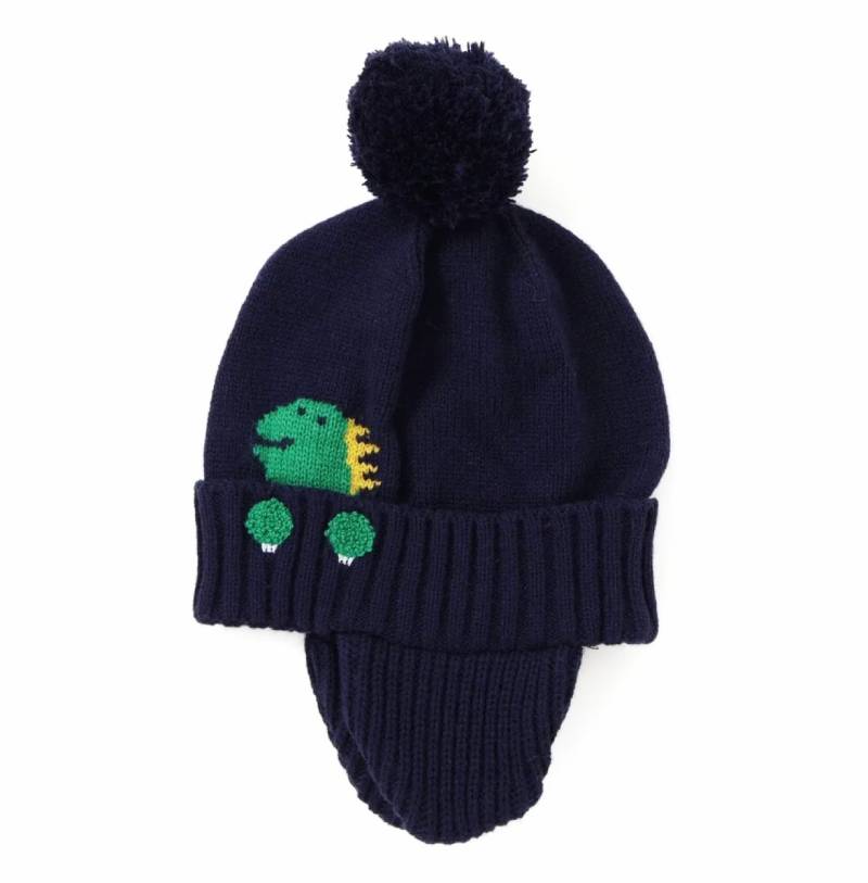 SLAP SLIP (スラップスリップ) 「耳当てつきニット帽」 (48-55cm)の画像