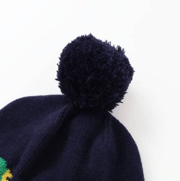 SLAP SLIP (スラップスリップ) 「耳当てつきニット帽」 (48-55cm)の画像