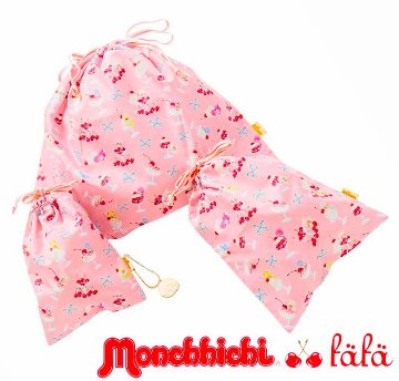 fafa 「【モンチッチコラボ】CAMILLA 巾着袋３点セット」 メール便送料198円対応可の画像