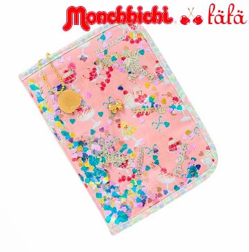 fafa「【モンチッチコラボ】MICHALINAマルチケース(ジャバラタイプ)」（Ｌサイズ）メール便送料無料の画像