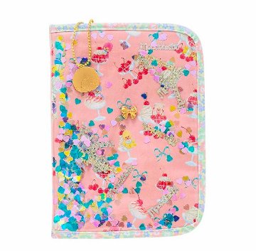 fafa「【モンチッチコラボ】MICHALINAマルチケース(ジャバラタイプ)」（Ｌサイズ）メール便送料無料の画像