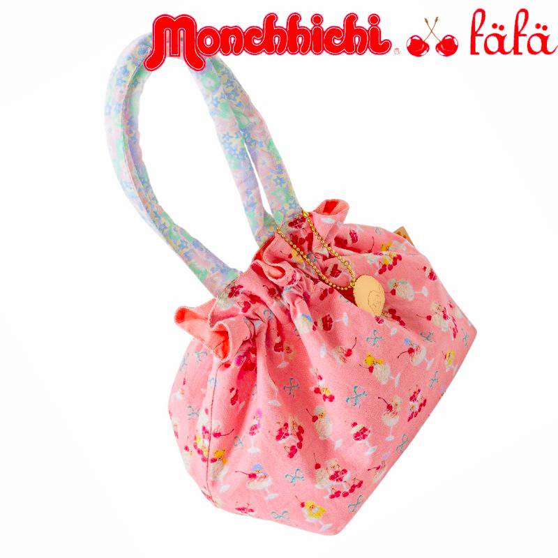 fafa 「【モンチッチコラボ】URSALA 巾着型ランチポーチ」（Ｆ） 【メール便送料198円対応】の画像