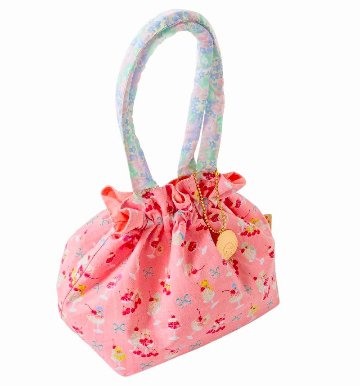 fafa 「【モンチッチコラボ】URSALA 巾着型ランチポーチ」（Ｆ） 【メール便送料198円対応】の画像