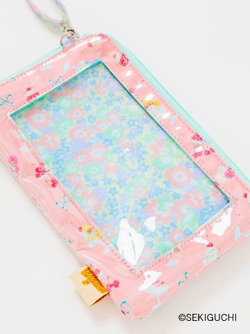 fafa「【モンチッチコラボ】MAELLE スパンコール入りモバイルポシェット」（F）メール便送料198円対応可の画像