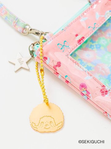 fafa「【モンチッチコラボ】MAELLE スパンコール入りモバイルポシェット」（F）メール便送料198円対応可の画像