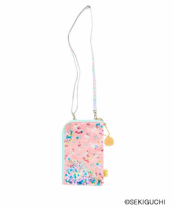 fafa「【モンチッチコラボ】MAELLE スパンコール入りモバイルポシェット」（F）メール便送料198円対応可の画像