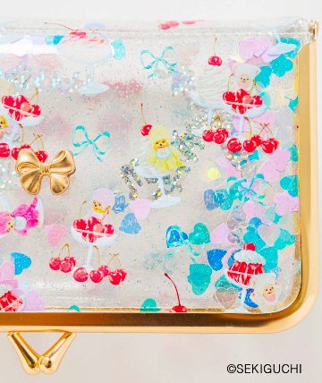 fafa 「【モンチッチコラボ】PENELOPE MAY  がま口バニティポーチ」(F)の画像