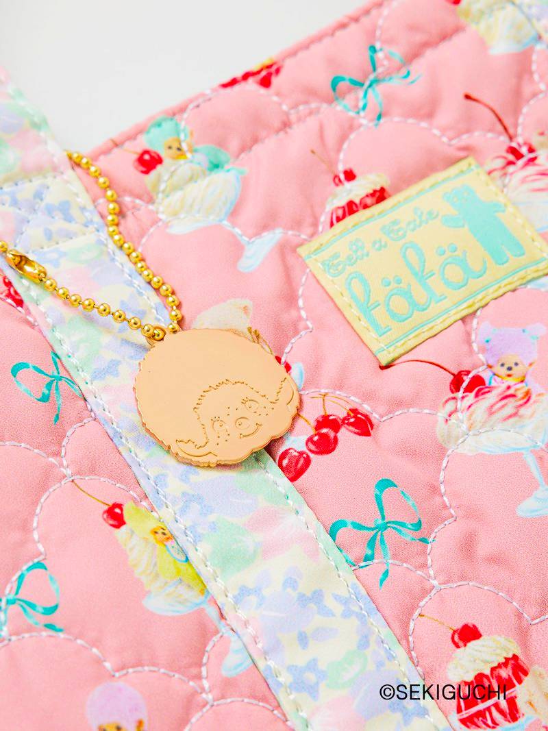 fafa「【モンチッチコラボ】LUNE キルティング 仕切り付きスクエア トートバッグ」（F）の画像